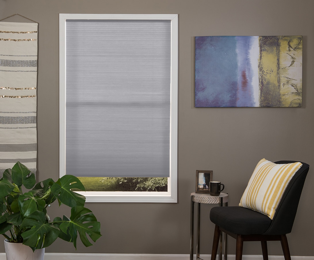 black honeycomb blinds