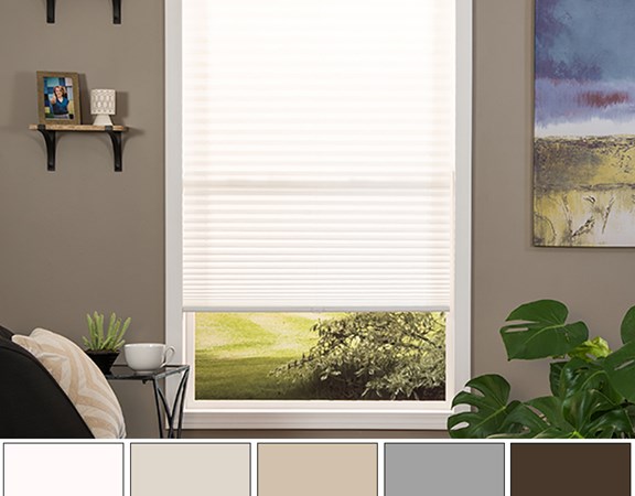 Just Blinds Pleated Shades (Without Banner)