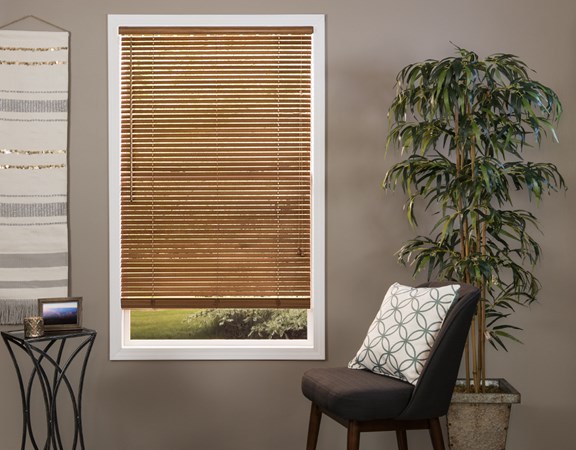 1 inch real wood blind