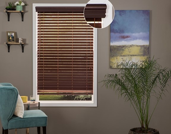 2 inch faux wood blind